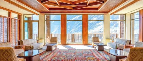 Sitteområde i lobbyen