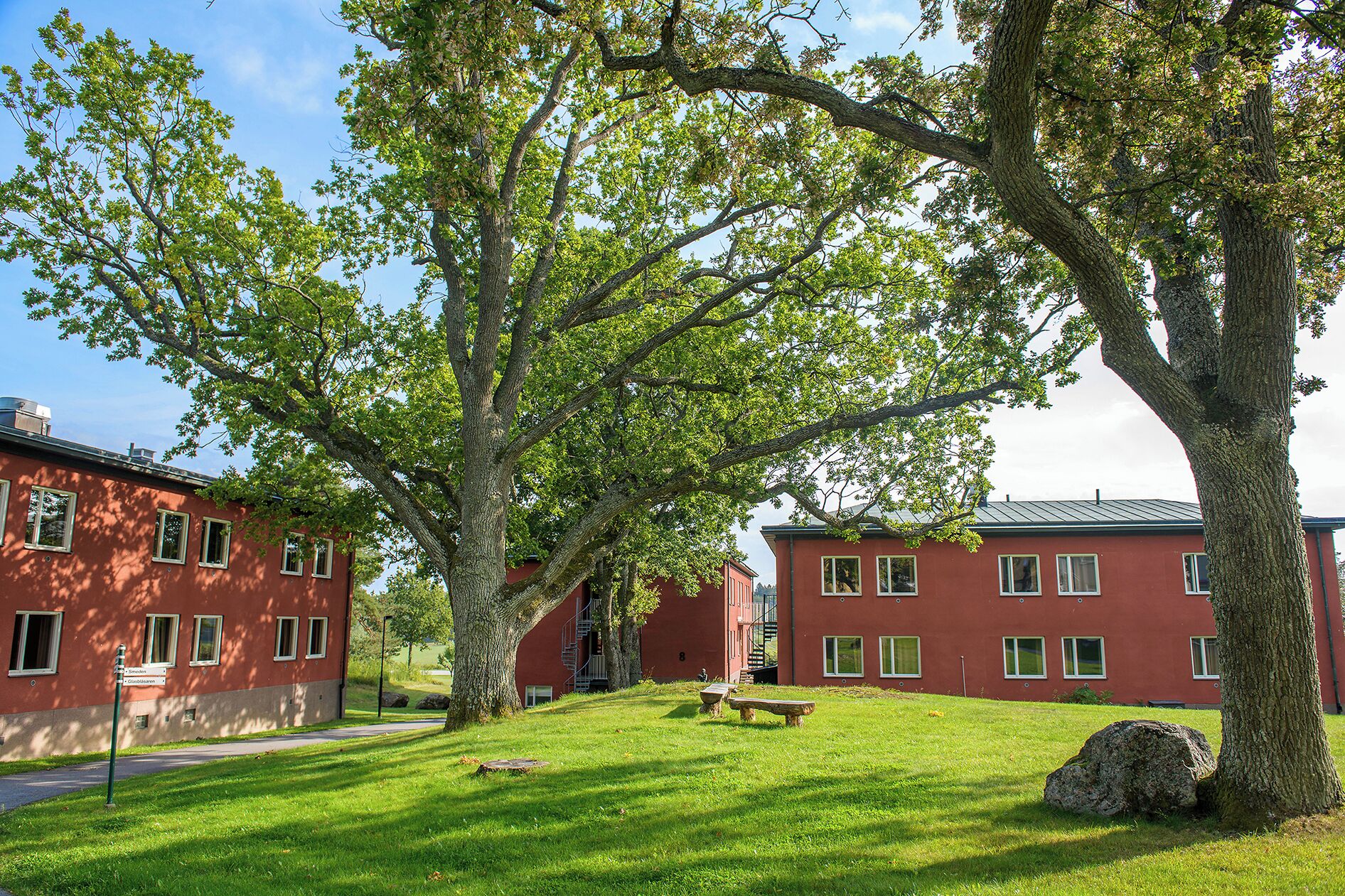 Fassade der Unterkunft