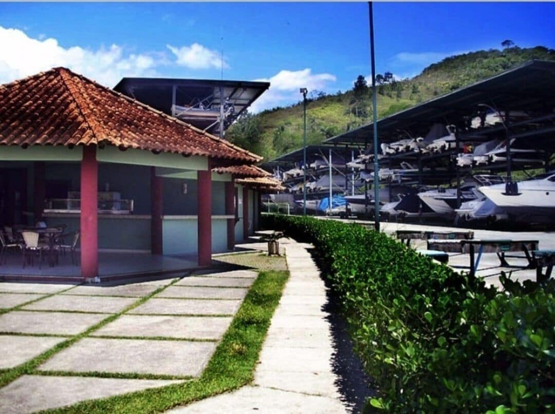 Outdoor wedding area