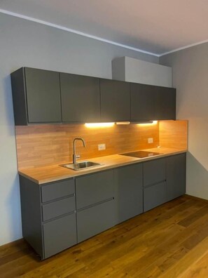 Private kitchen - Hotiday Bormio Apartments Bilocale Flex (Valdisotto)