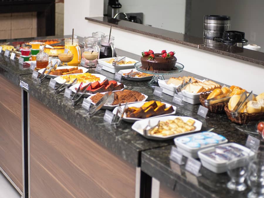 Frokostbuffé er inkludert hver dag