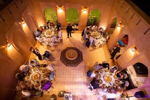 Outdoor dining - Domaine 3 Riads  (Marrakech)