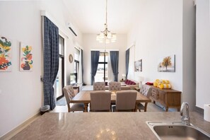 Superior Villa, 4 Bedrooms, Private Pool, Lake View | Premium bedding, iron/ironing board, WiFi (free), bed sheets - VESTA - Gouna Residence  (El Gouna)
