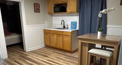 Continental breakfast included