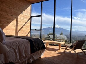 Deluxe Double Room, Patio, Mountain View | In-room safe, soundproofing, WiFi (free) - Ampe Lodge (Puerto Varas)