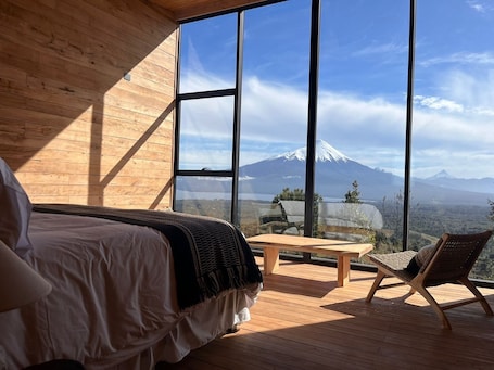 Deluxe Double Room, Patio, Mountain View | In-room safe, soundproofing, free WiFi. Ampe Lodge