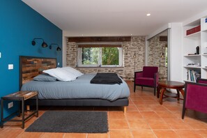 1 غرفة نوم وواي فاي وملاءات أسرّة