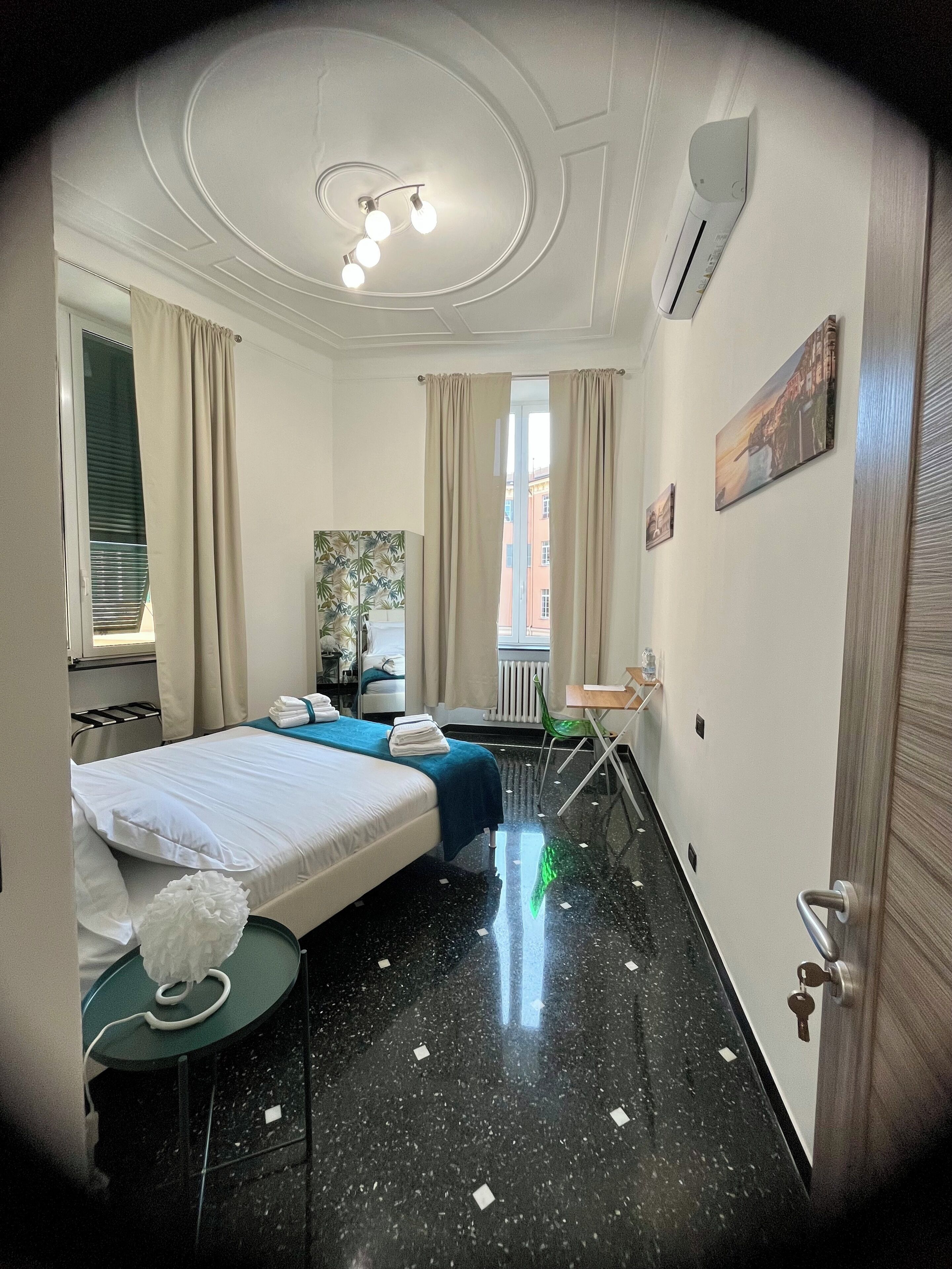 Deluxe Room, 1 King Bed with Sofa bed, Kitchen, City View | Frette Italian sheets, premium bedding, down comforters