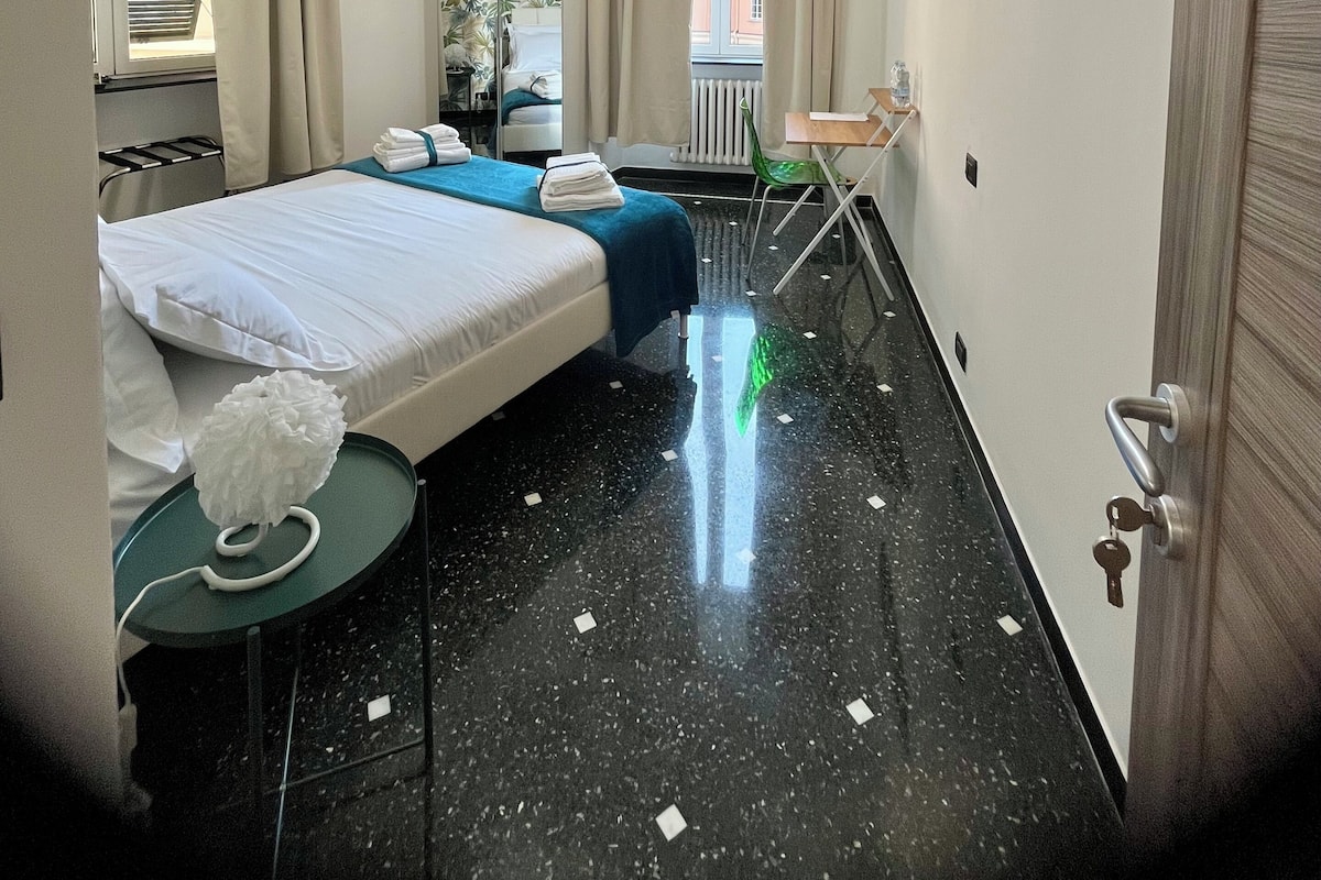 Suite, Küche, Stadtblick | Italienische Bettbezüge von Frette, hochwertige Bettwaren