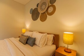 Desk, iron/ironing board, free WiFi, bed sheets - Casanusa · Cozy 3BR pool villa in central Jimbaran (Kecamatan Kuta Selatan)