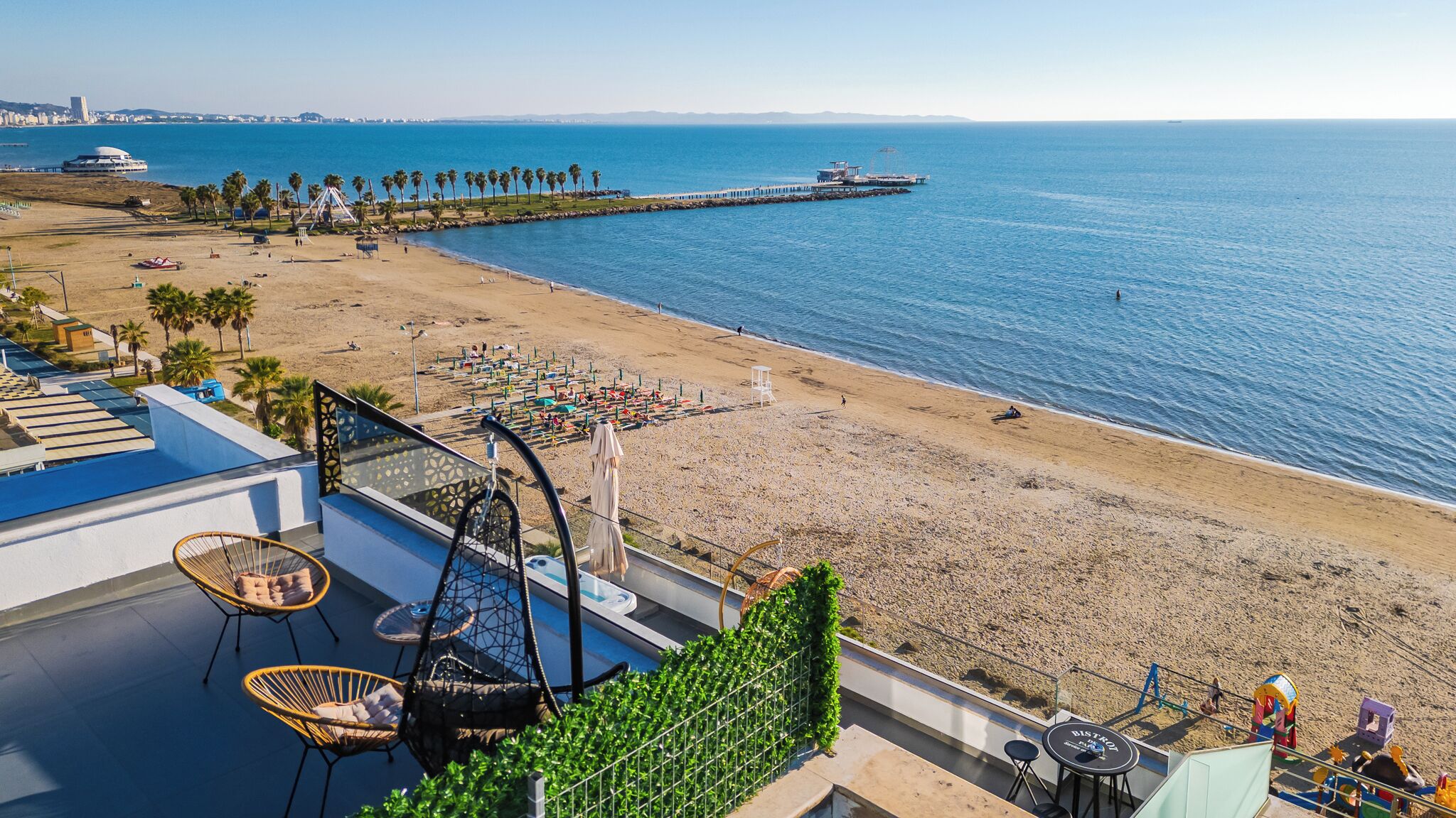 Luxury Penthouse, Beach View | Terrace/patio