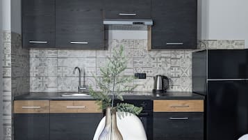 Appart'hÎtel Classique, vue ville | Cuisine privée