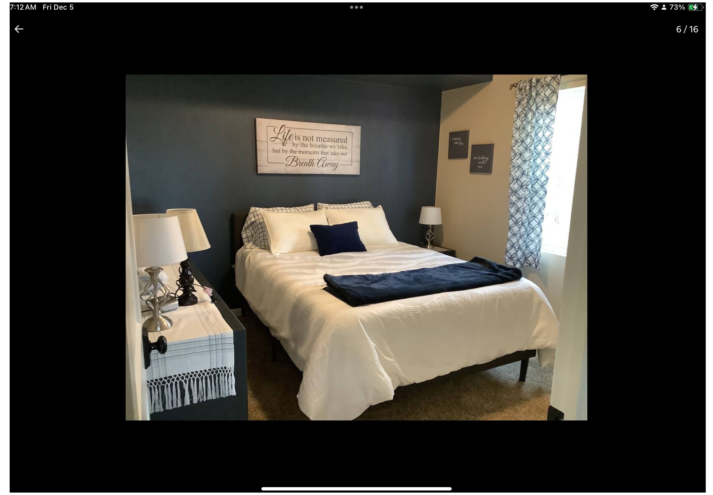 3 bedrooms, iron/ironing board, WiFi, bed sheets