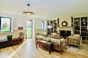 Living area - Sieck Island House on private island (Santec)