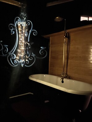 淋浴设施、吹风机、毛巾、肥皂