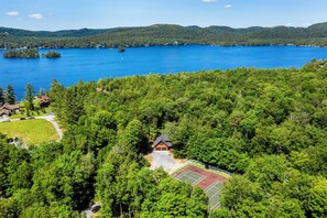 Sport court - Luxury, Modern 4 Bedroom House with Full Basketball and Pickleball Courts! (Old Forge)