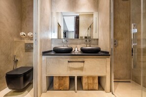 Shower, hair dryer, towels, soap - STEP INTO AN EXTRAORDINARY HIGH-END, ONE OF A KIND PARISIAN ESCAPE–SAINT GERMAIN (Paris)