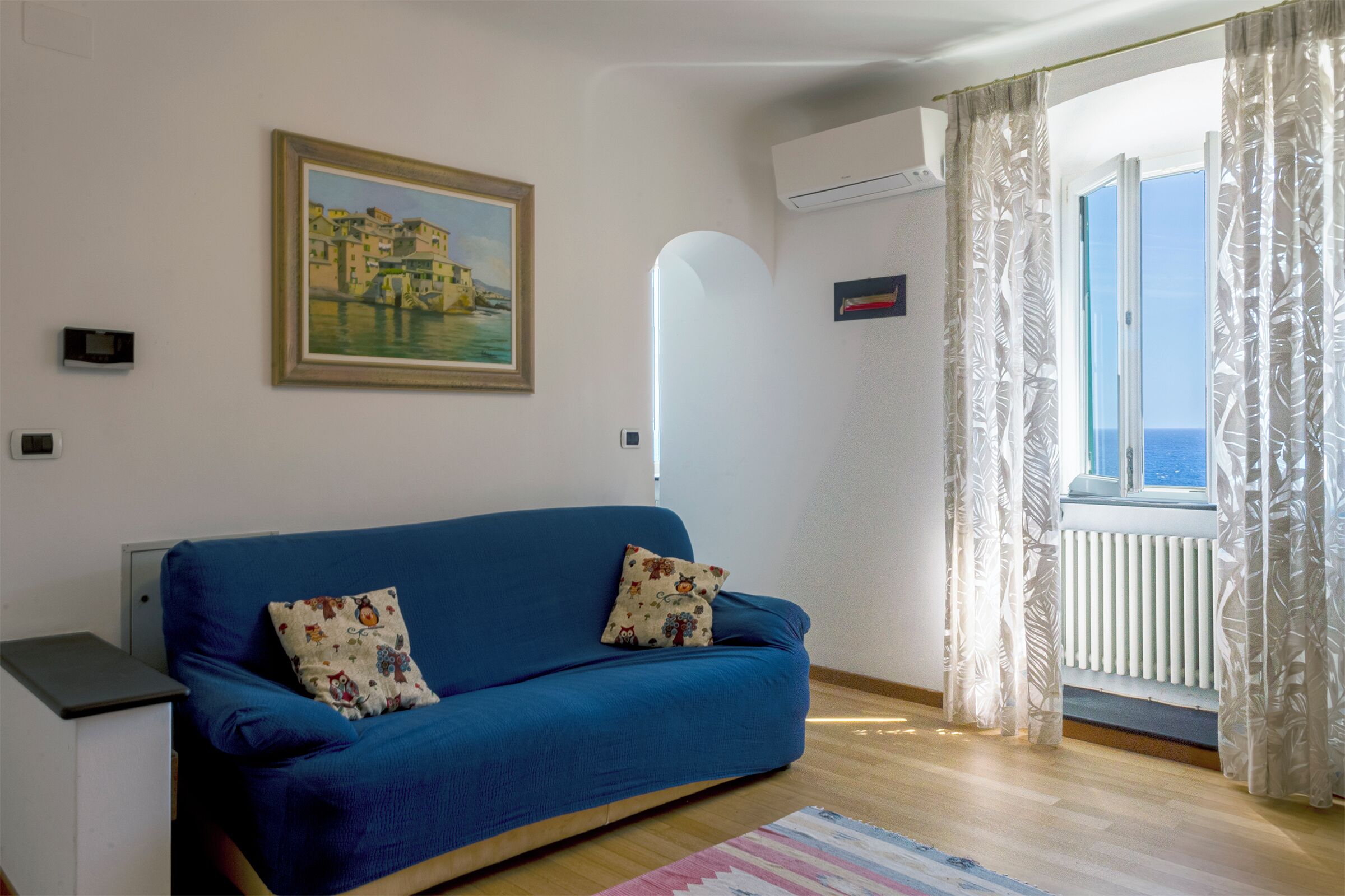 Apartment, 2 Bedrooms, Sea View | Living area