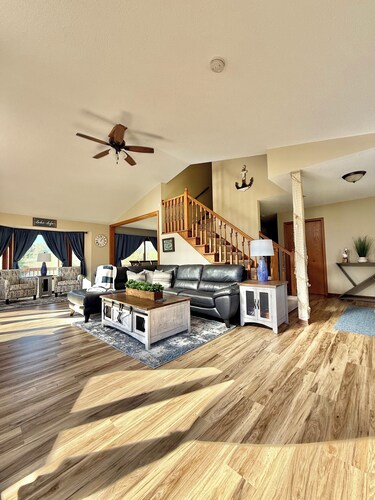 3-bedroom home on a private peninsula on Schmidt Lake in Buffalo.