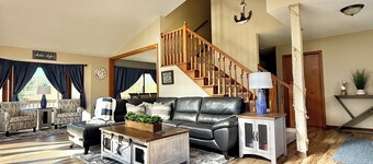 3-bedroom home on a private peninsula on Schmidt Lake in Buffalo.