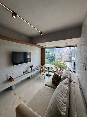 Living area - Blue Barra - Less than 5 minutes from Barra Beach (Salvador)