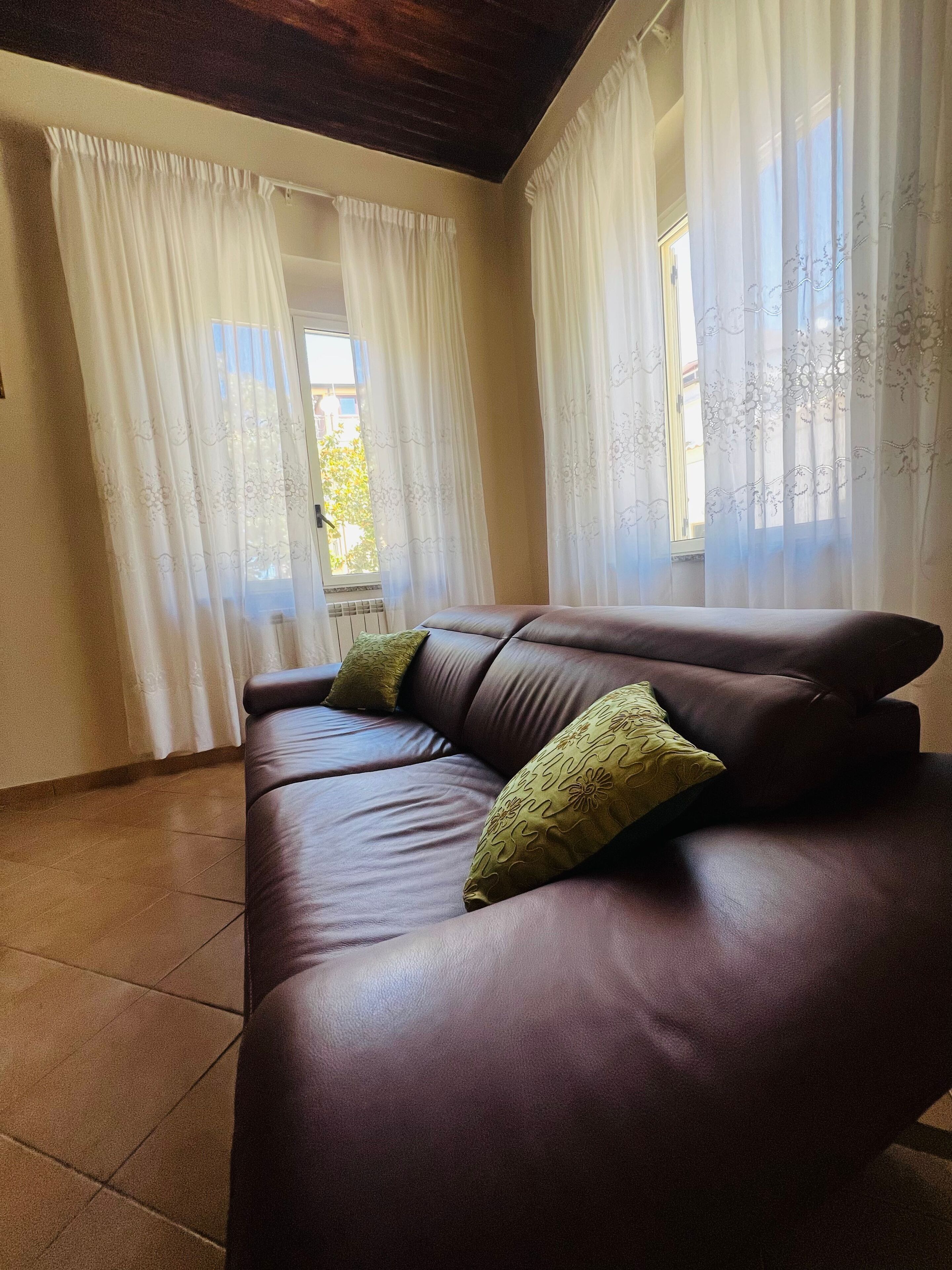 Deluxe-Zimmer, Gartenblick | Wohnbereich