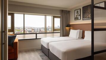 Studio Suite, 2 Twin Beds, City View | Hypo-allergenic bedding, in-room safe, blackout drapes