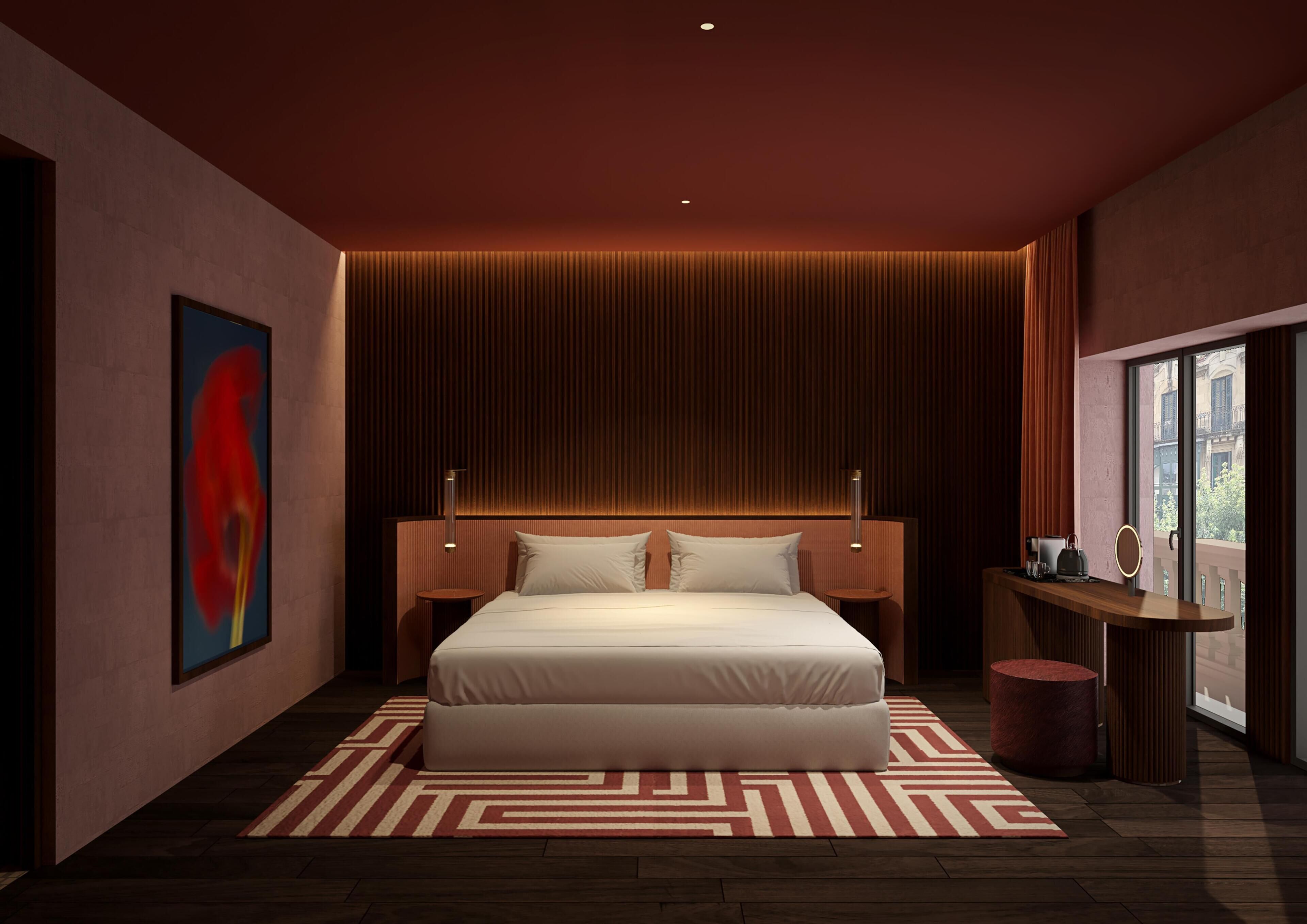 Chambre Majestueuse, 1 très grand lit, balcon (Stalls) | Literie de qualité supérieure, minibar, coffres-forts dans les chambres