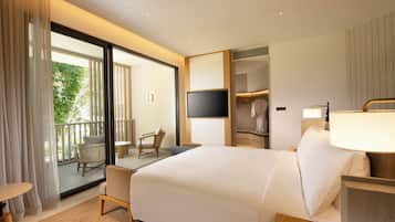 Deluxe Suite, 1 King Bed, Balcony | View from room