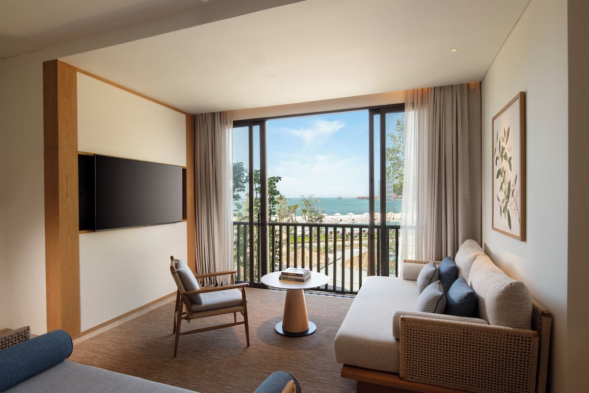 Suite Deluxe, 1 cama de matrimonio grande, vistas al mar | Vistas desde la habitación
