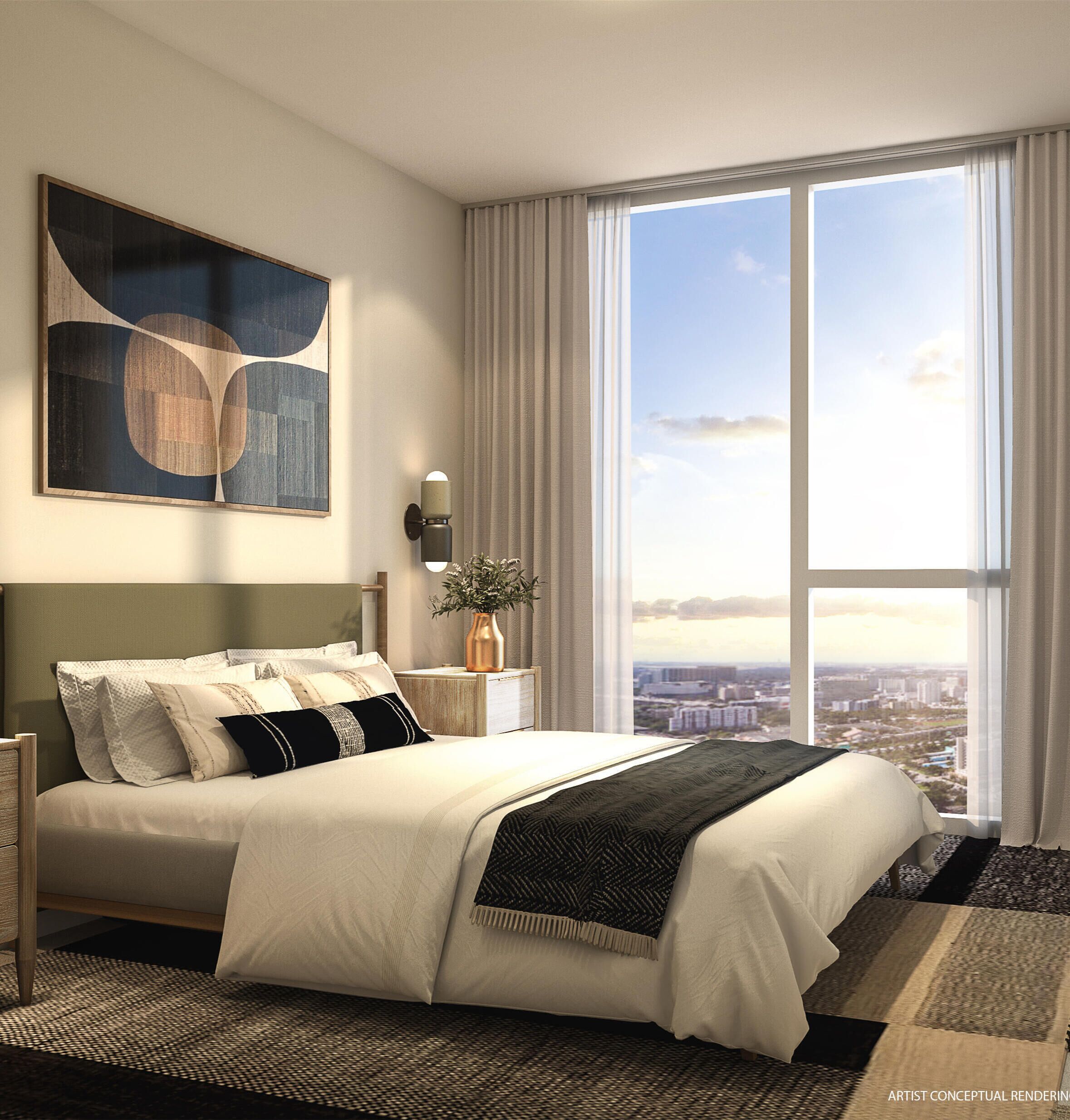 Apartamento, 2 quartos, sacada, vista para a cidade | Wi-Fi de cortesia