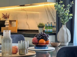 Dining - Apartment 1+1 Qoople Saga 3 on Cleopatra Beach (Alanya)
