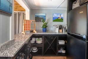 Fridge, microwave, oven, stovetop - The Bunk Room @ The Compound ~Fish-Hunt-Breakfast (Wareham)