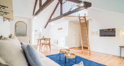 Esprit Surf en Centre-Ville – Studio Mezzanine