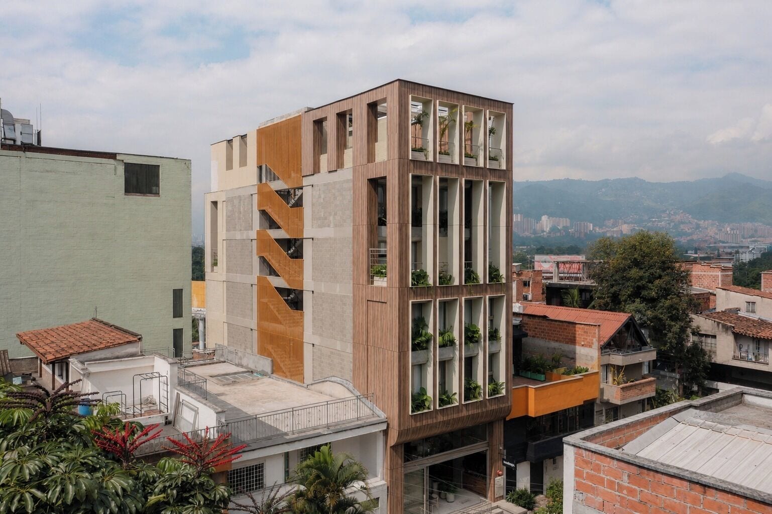 Fassade der Unterkunft