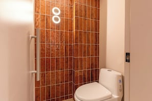 Toallas, jabón, shampoo, papel de baño