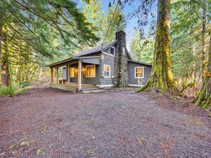 Exterior - Lolo Bear Cabin Rustic Pets OK Mt Hood retreat (Rhododendron)