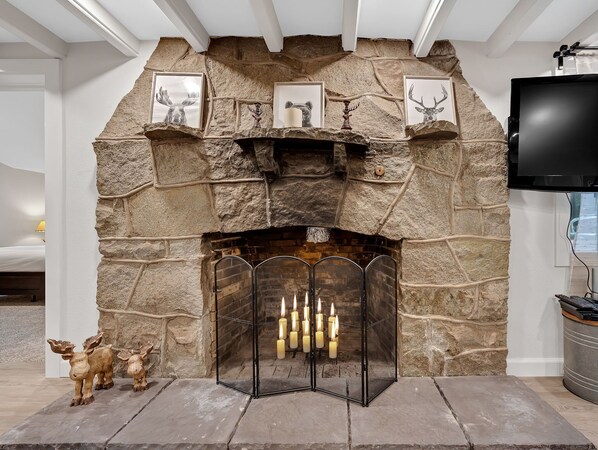 Interior - Lolo Bear Cabin Rustic Pets OK Mt Hood retreat (Rhododendron)