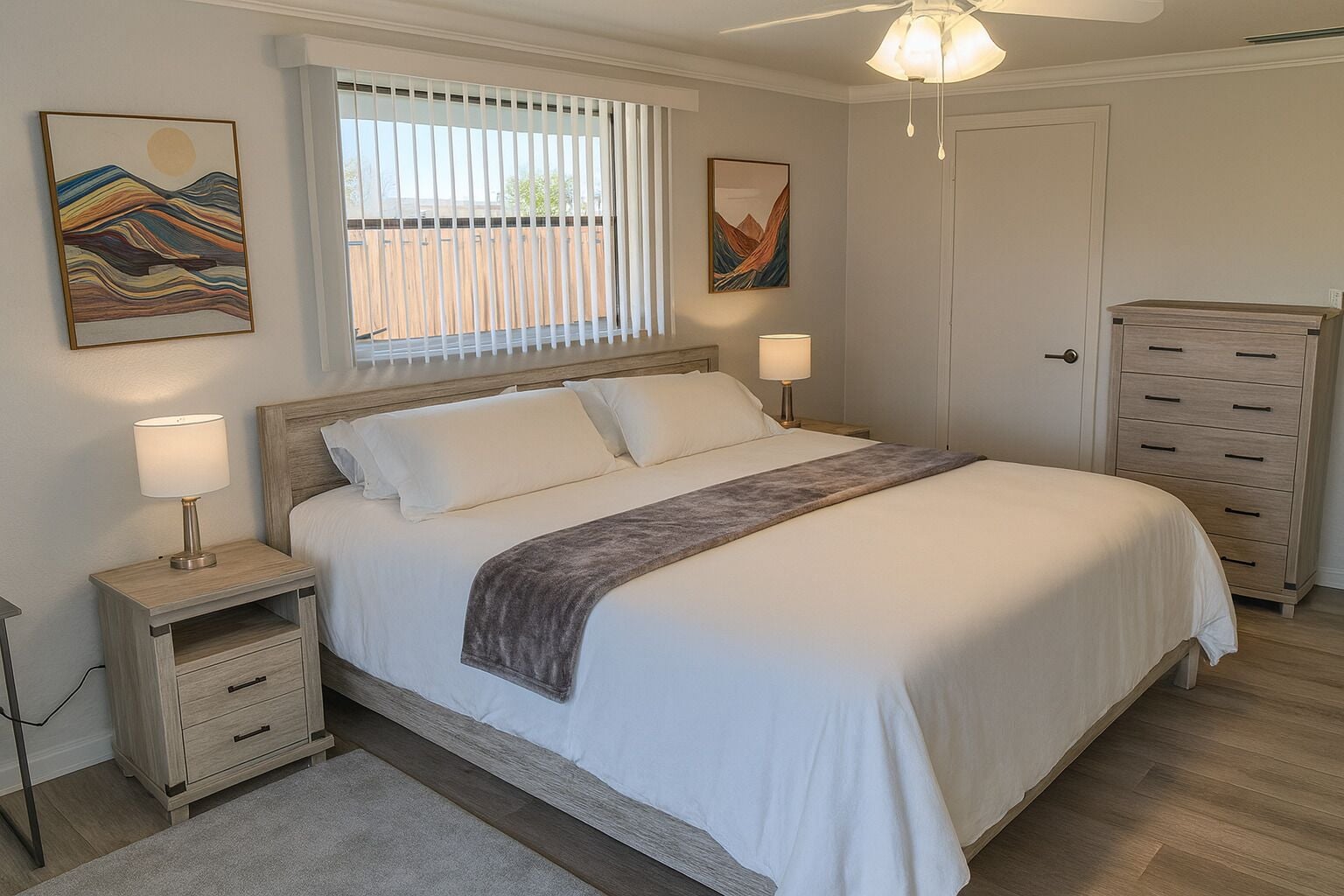 Suite, Patio | Desk, laptop workspace, free WiFi, bed sheets
