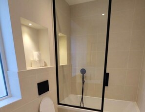 Hair dryer, towels