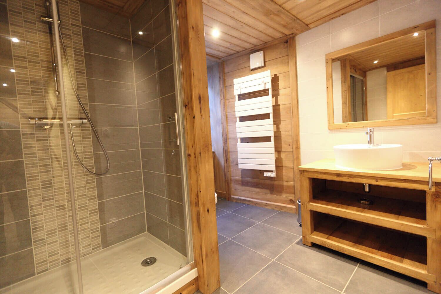 Shower, hair dryer