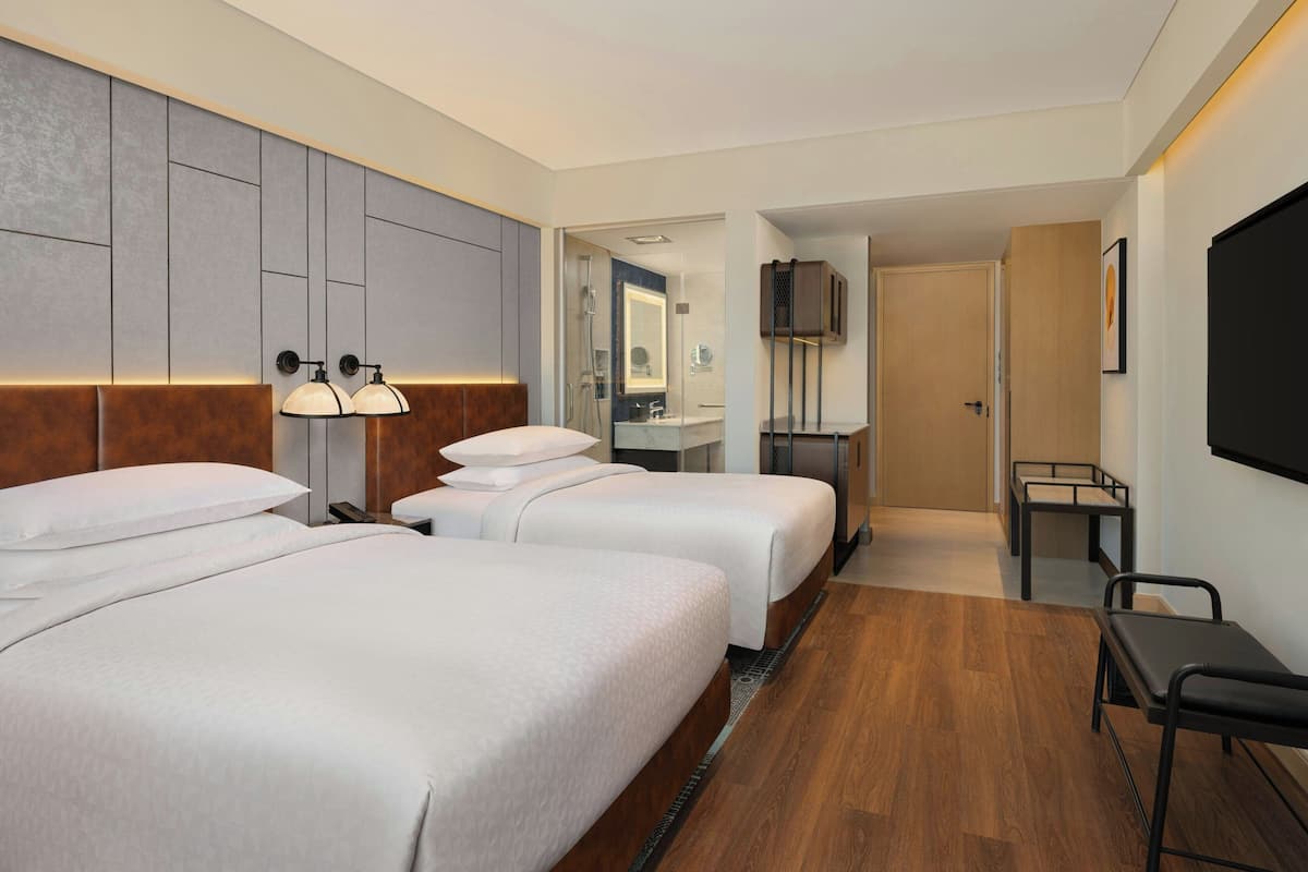 Pillow-top beds, free cots/infant beds, free WiFi, bed sheets