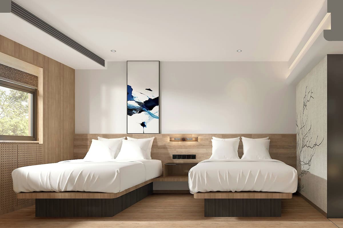 Standardzimmer, 2 Doppelbetten