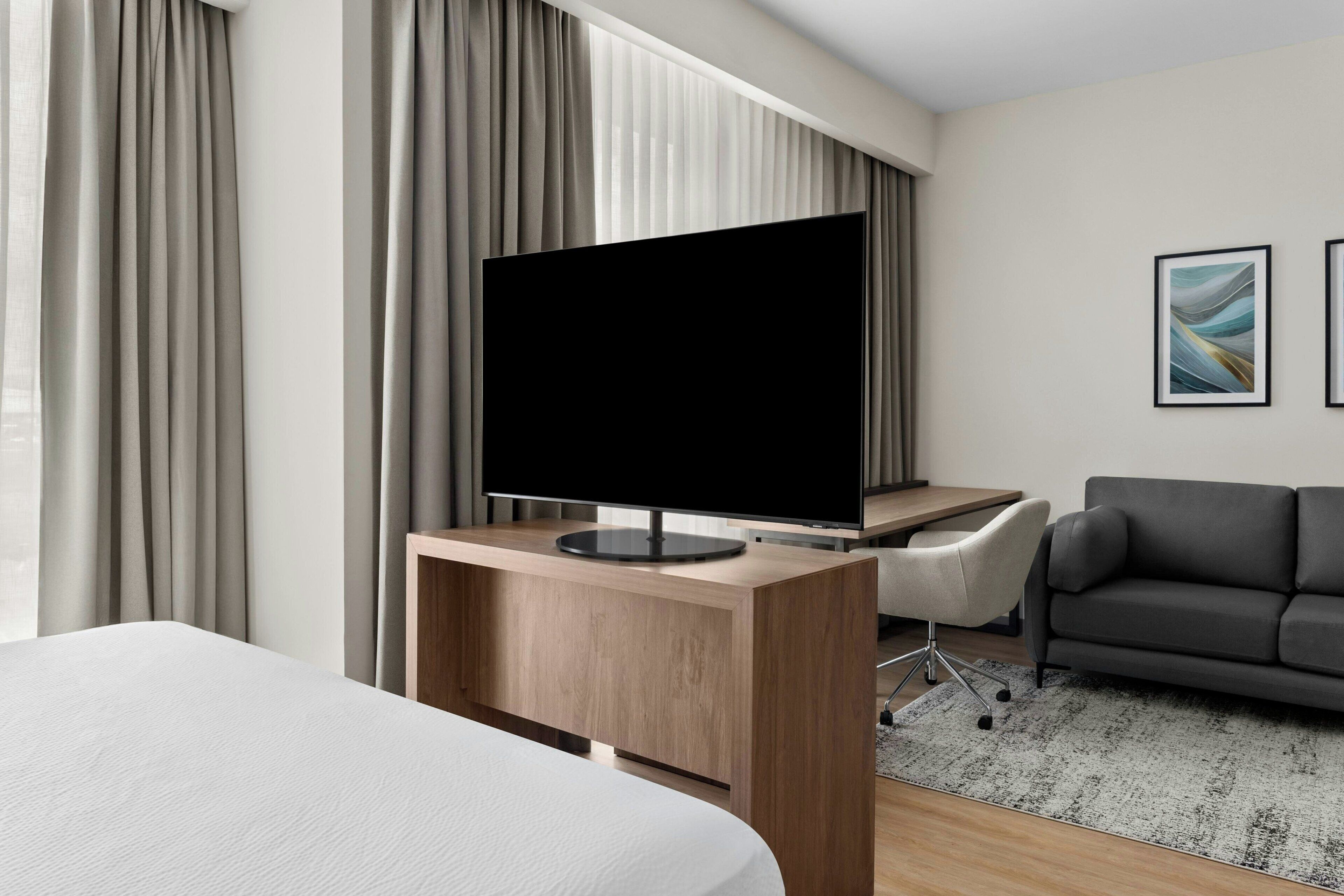 In-room safe, desk, cots/infant beds, bed sheets