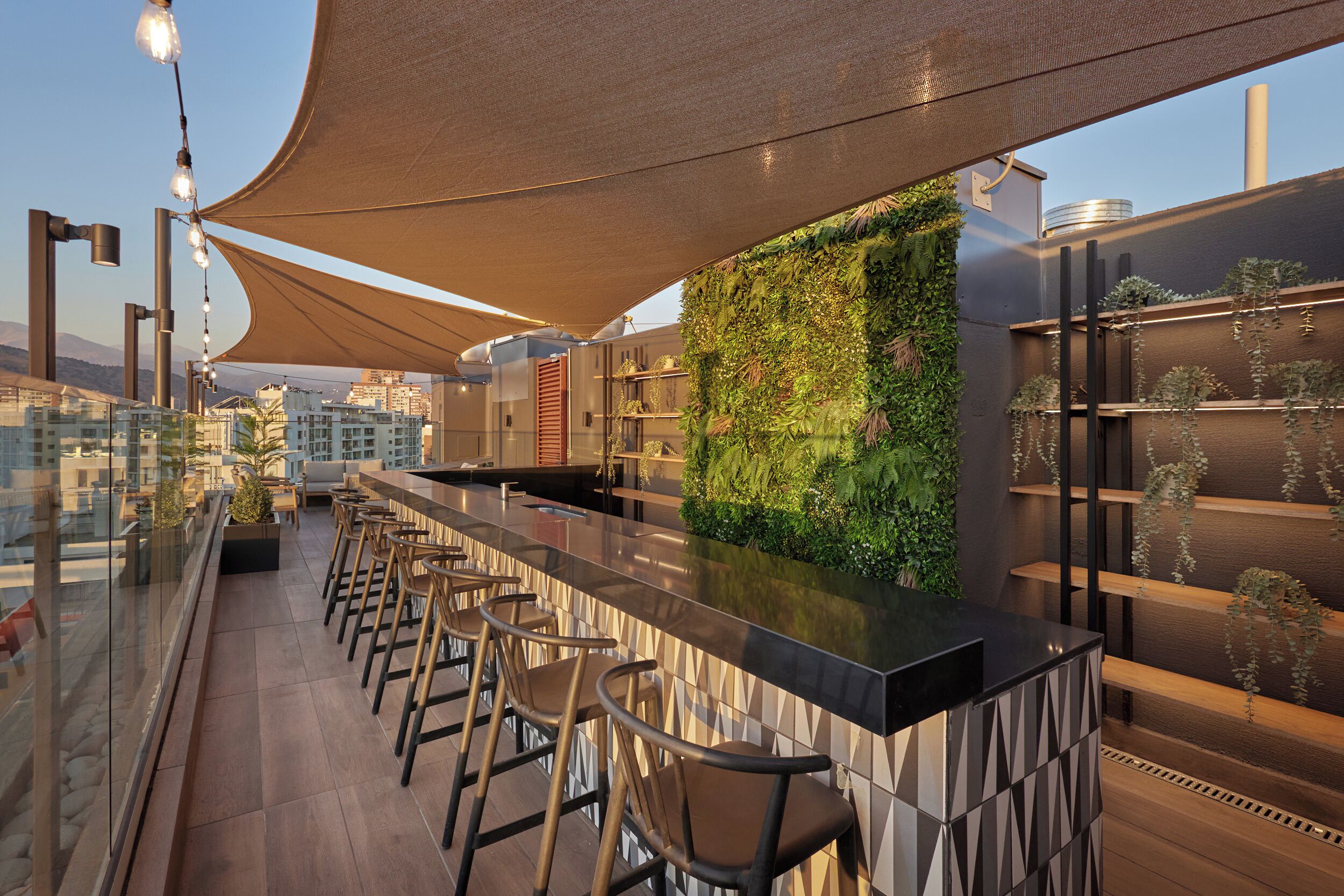 Rooftop terrace
