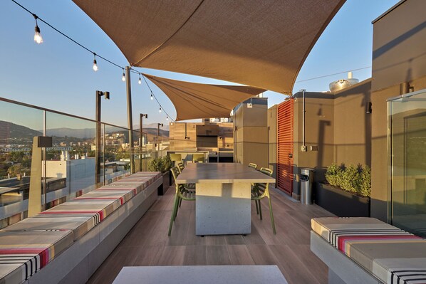 Terrasse sur le toit