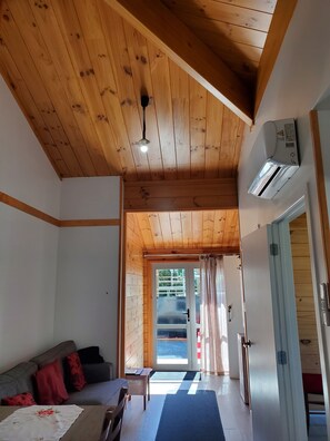 Living area - Central Plateau, modern apartment, rural, mountain and garden views (Waimarino)