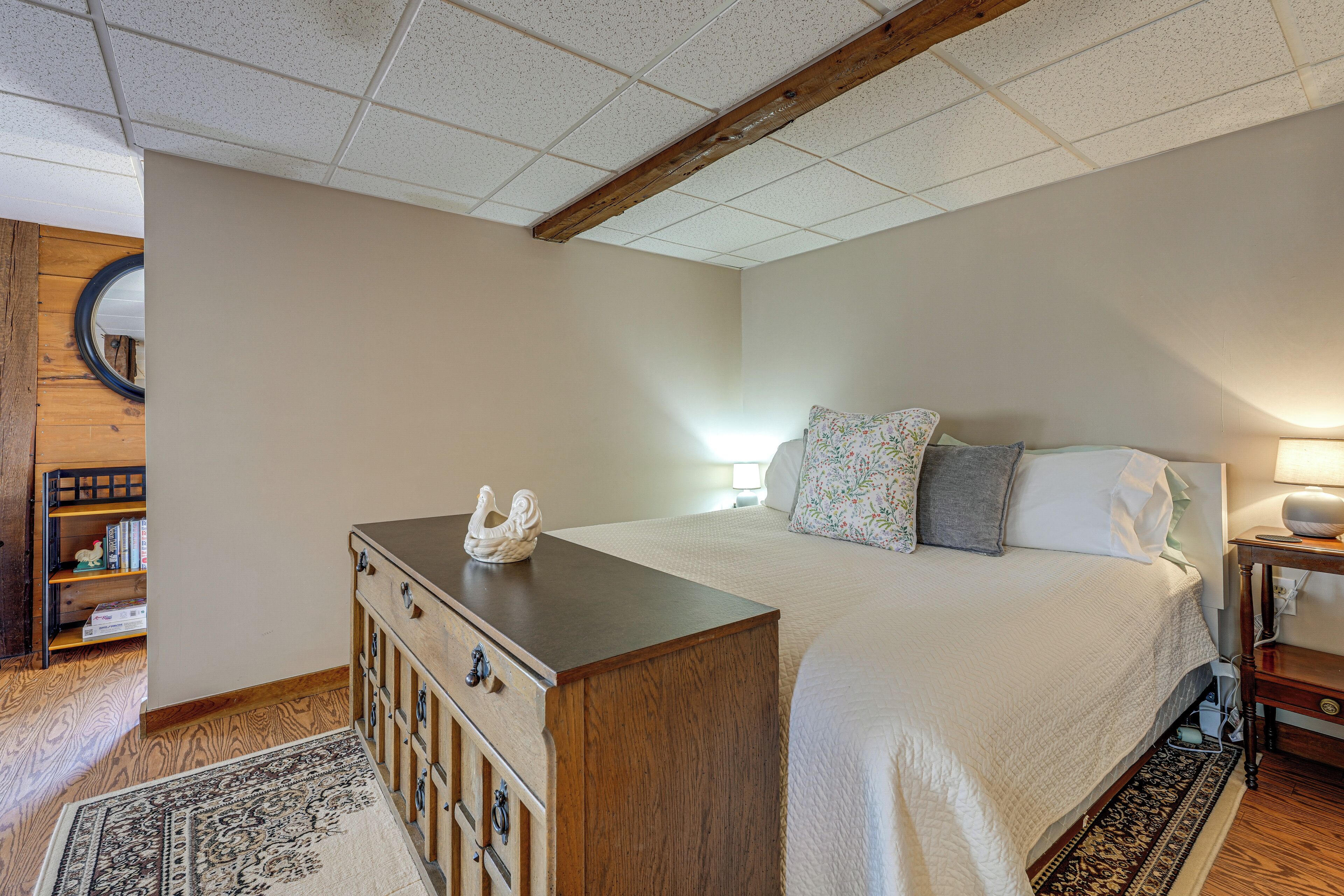 Desk, iron/ironing board, travel crib, internet