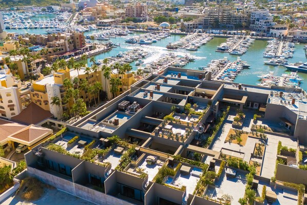 Image result for Modern marina-view penthouse with private hot tub, pool & Netflix ...