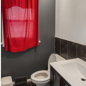 Suite | Baño | Amenidades de baño gratuitas, secadora de cabello, toallas, jabón 